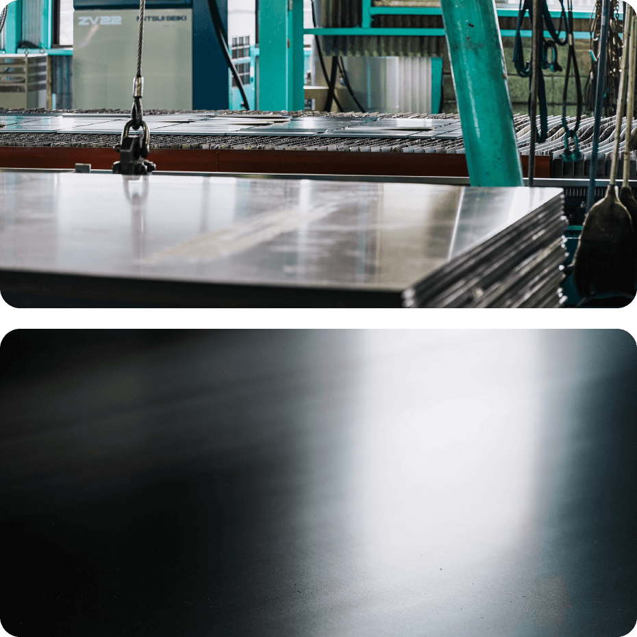 鉄鋼板の切断加工